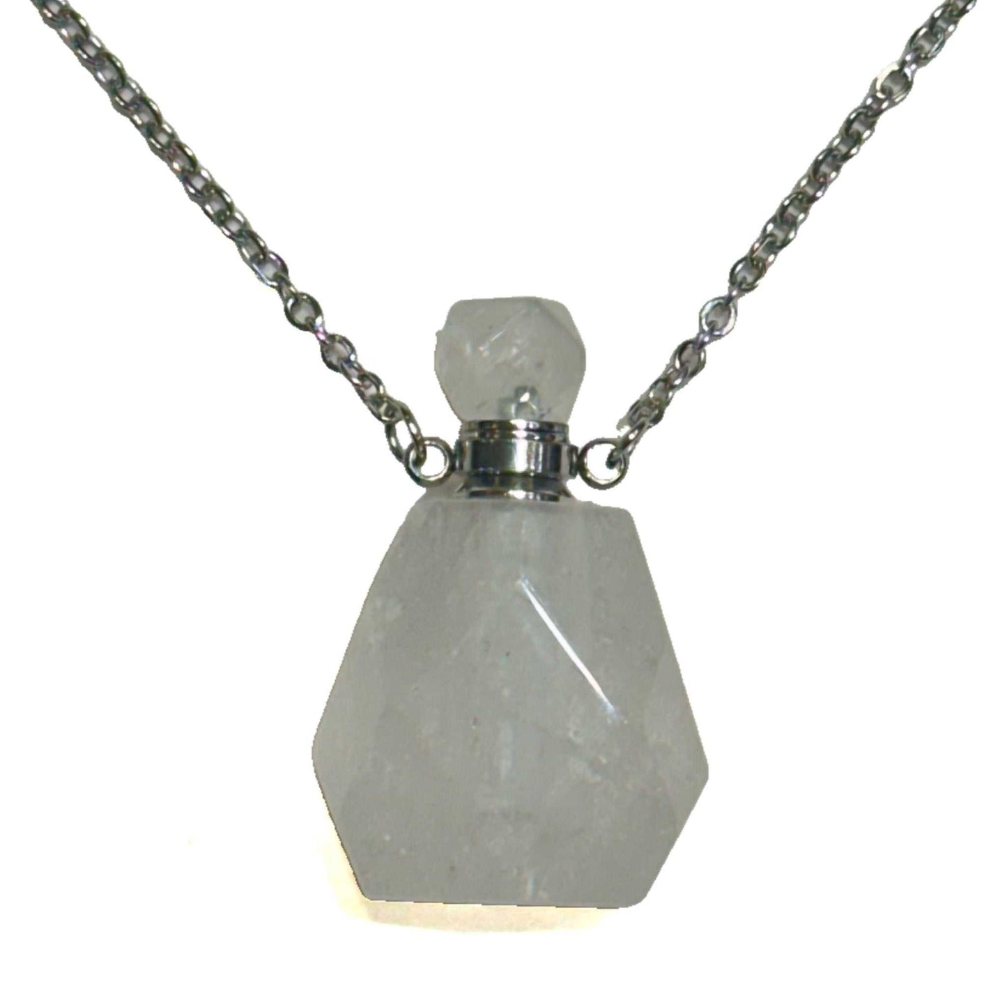 Gemstone Poison Bottle Necklace