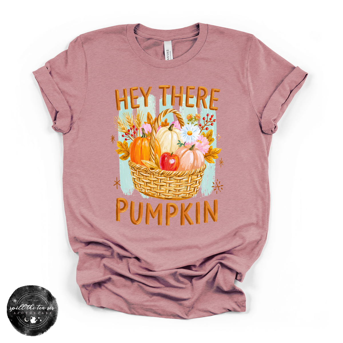 Hey There Pumpkin Tee | Cute Fall Pumpkin Graphic T-Shirt – detail product image