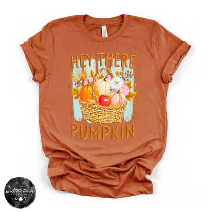 Hey There Pumpkin Tee | Cute Fall Pumpkin Graphic T-Shirt – additional product image