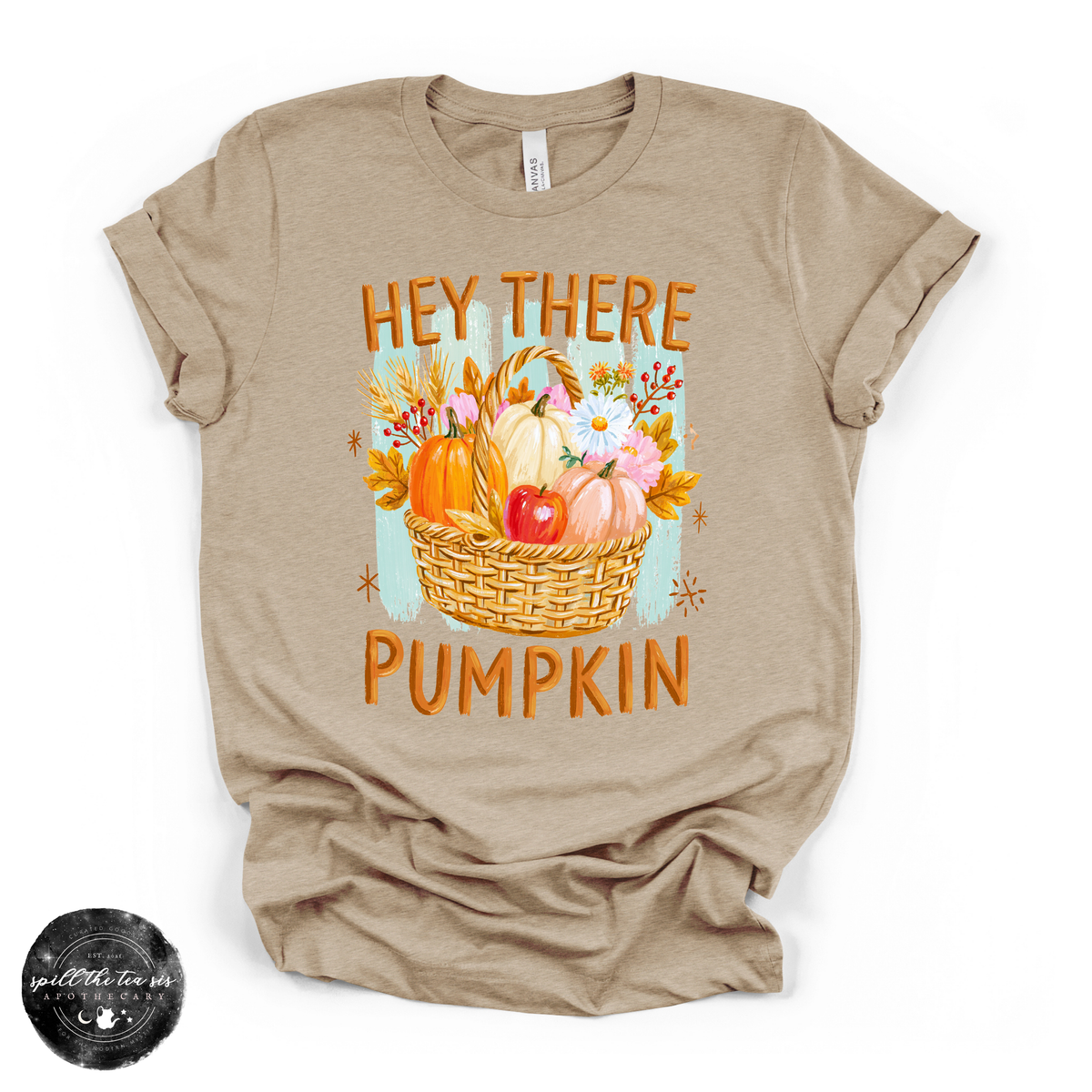 Hey There Pumpkin Tee | Cute Fall Pumpkin Graphic T-Shirt – product gallery image