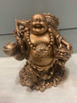 Bronze Laughing Dragon Buddha