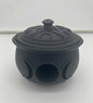 Triple Moon Mystical Ritual Cauldron Pot For Mystics Vibe