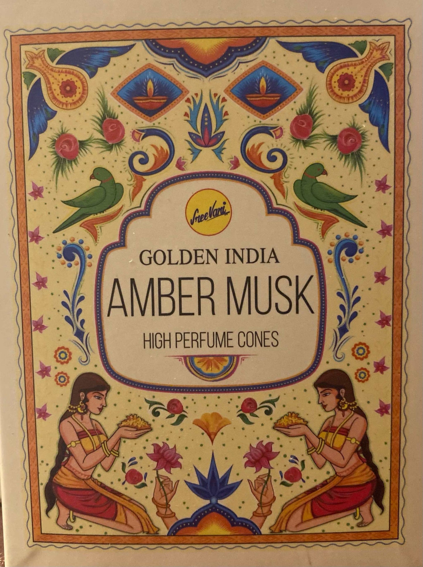 Mystical Golden India Backflow Incense Cones for Rituals