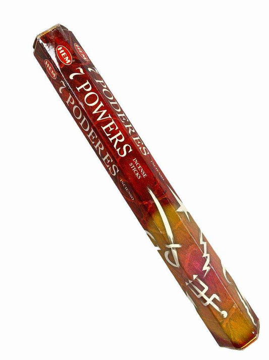 7 Powers Incense Sticks - Hand-Rolled by HEM, 20 Pack