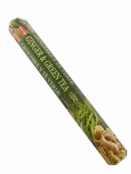 Aromatic Ginger Green Tea Incense for Purification