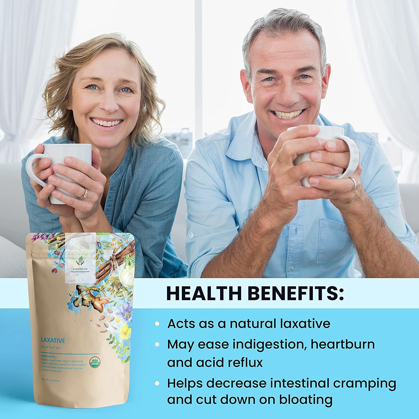 Ayurvedic Laxative Loose Leaf Tea for Digestive Health