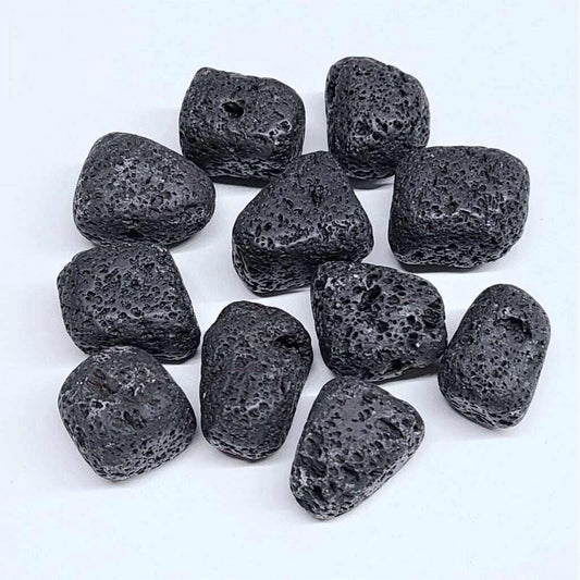 Lava Rock Rough Pocket Stone for Grounding and Strength