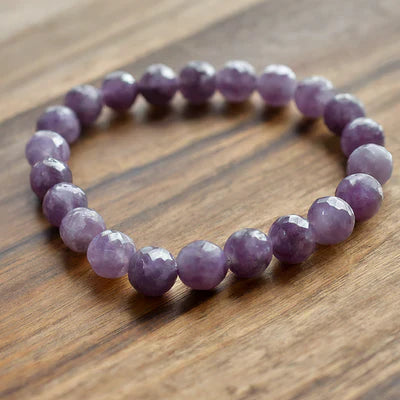 Faceted Gemstone Bracelet - 8mm