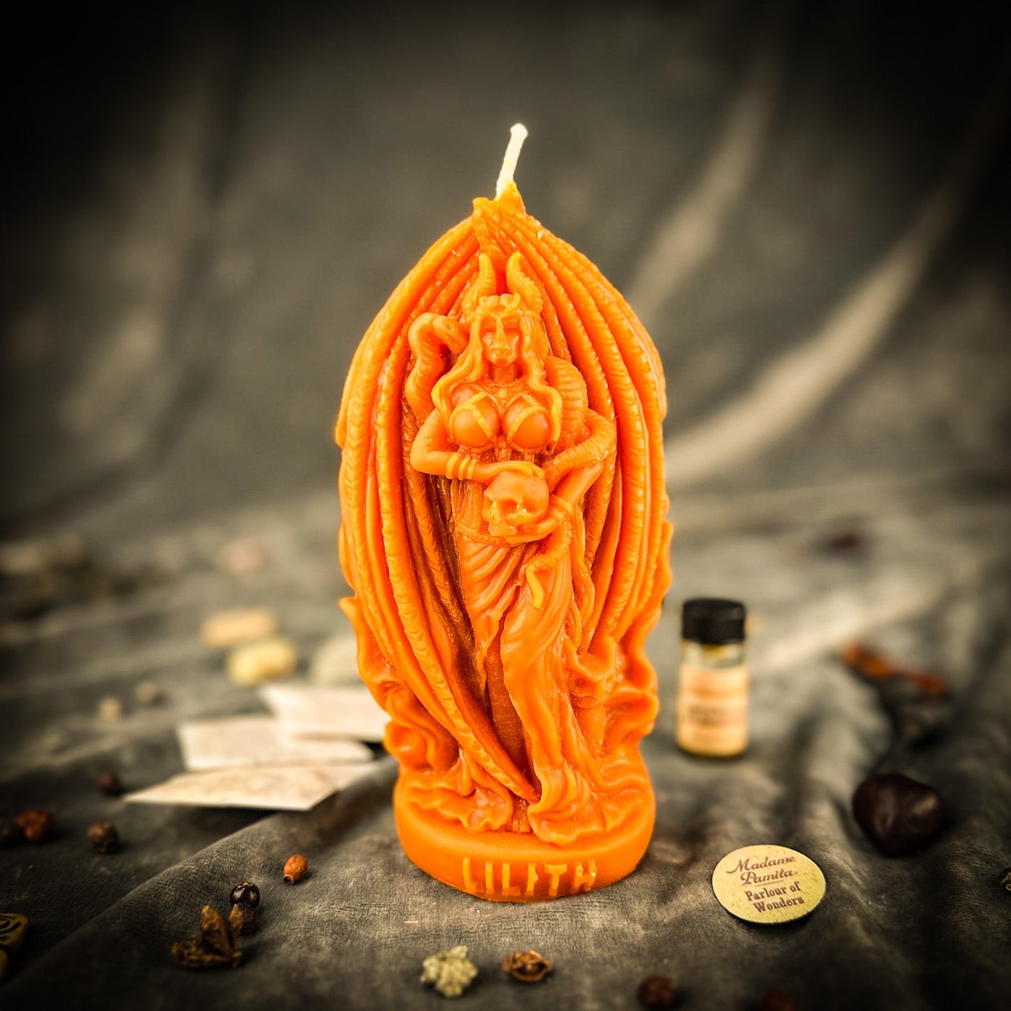 Lilith Feminine Empowerment Candle Spell Kit – Independence & Goddess Magic Ritual