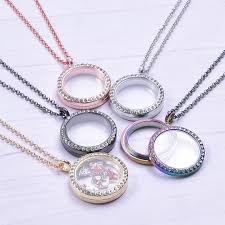 Floating Locket Necklace w/ Assorted Charm Pack