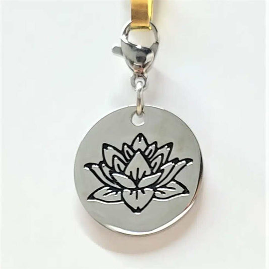 Lotus Flower Charm Stainless