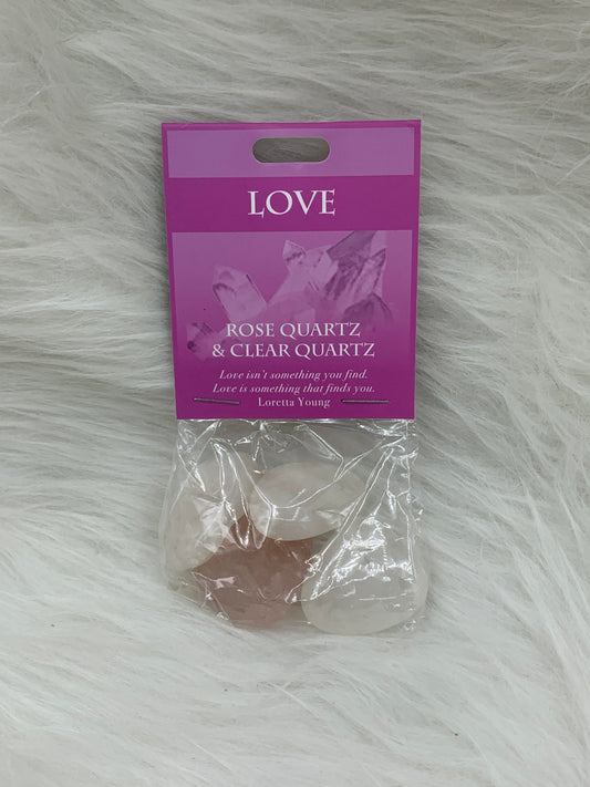Love - Rose/Clear Quartz