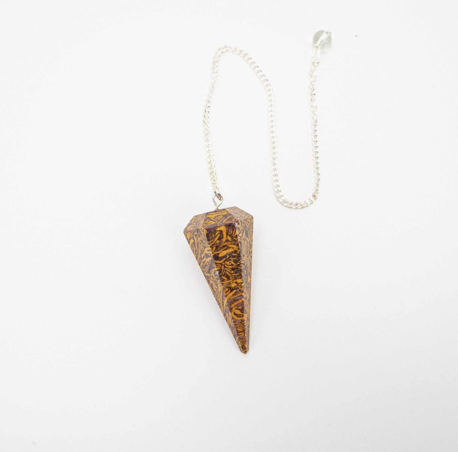 Marium Crystal Pendulum 6 Sided Point for Divination