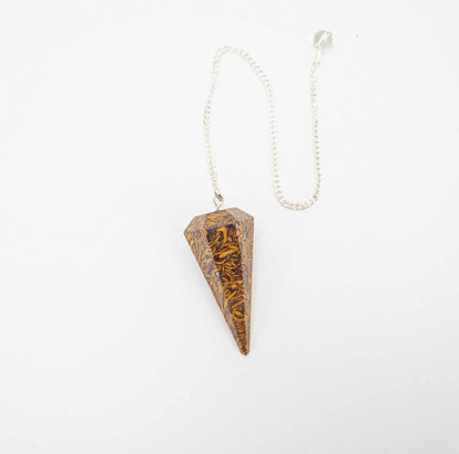 Marium Crystal Pendulum 6 Sided Point for Divination