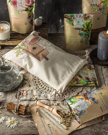 Gardenika USDA Organic Loose Leaf Herbal Tea Sampler