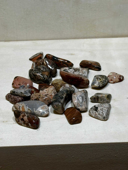 Brecciated Jasper Tumbled Stone