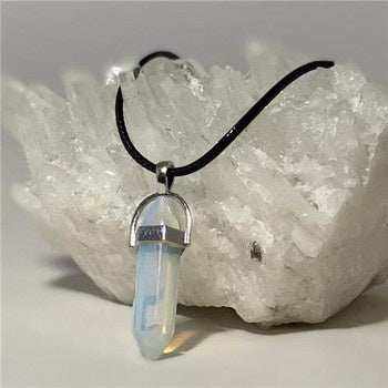 Opalite Bullet Point Necklace