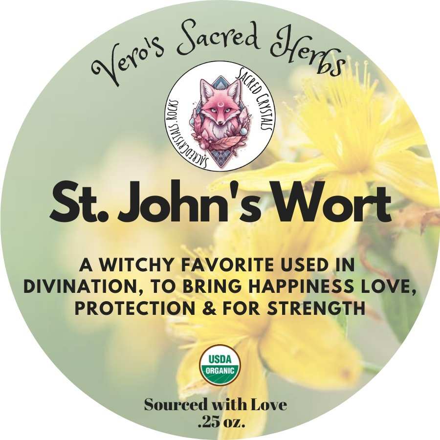 Organic St. John's Wort Herb for Magical Use