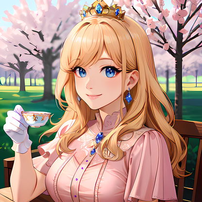 Peach Princess Flavored Oolong Tea with Natural Peach and Fruits