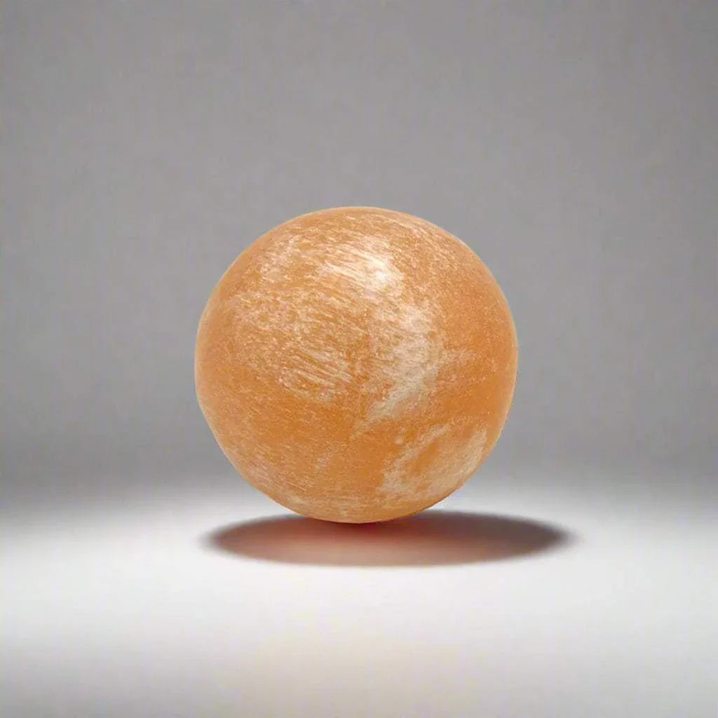 Peach Selenite Healing Crystal for Emotional Renewal