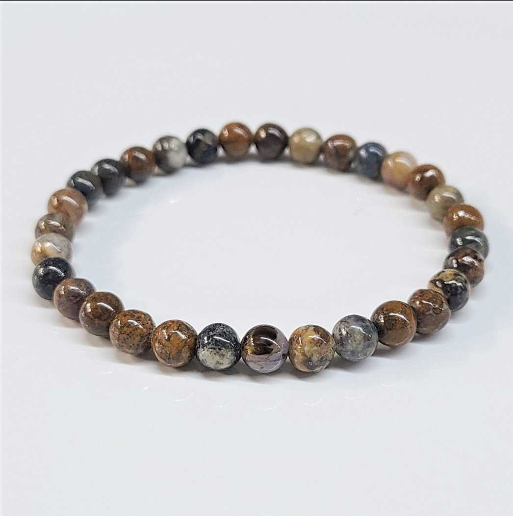 Pietersite Round Bead Bracelet - Strong Leadership