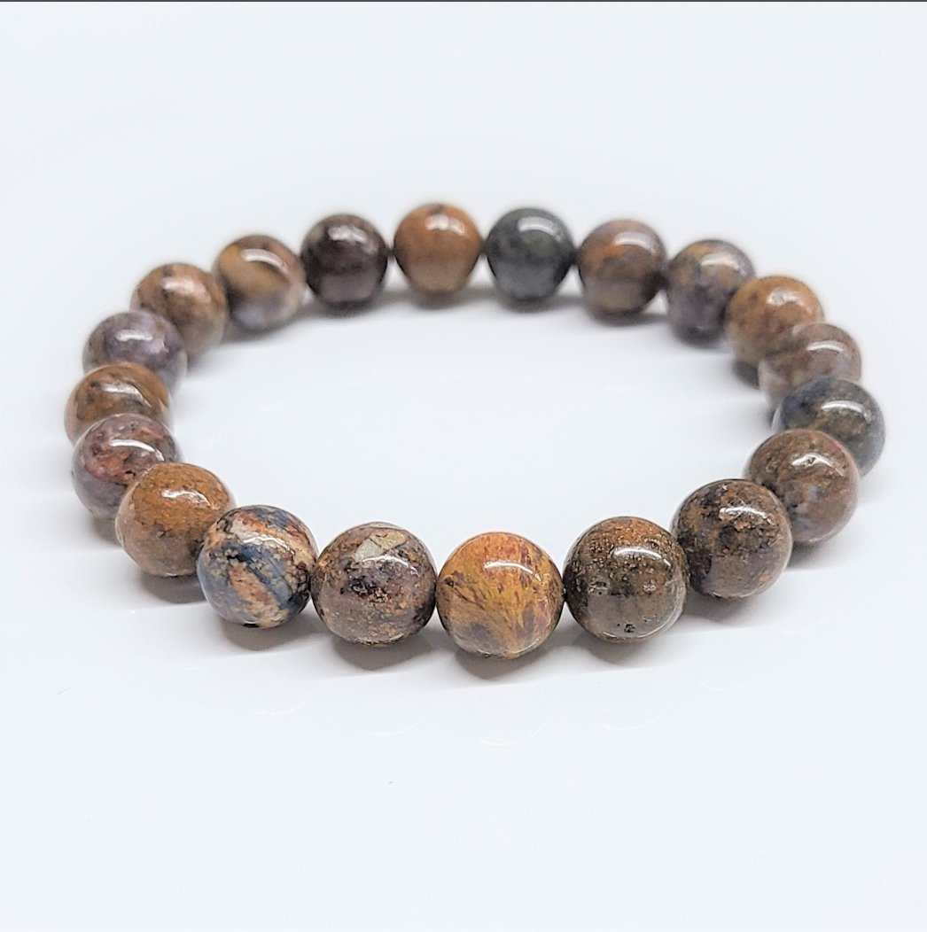 Pietersite Round Bead Bracelet - Strong Leadership