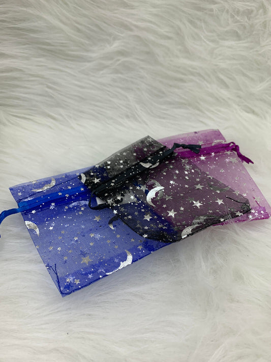 Printed Organza Pouch ass't