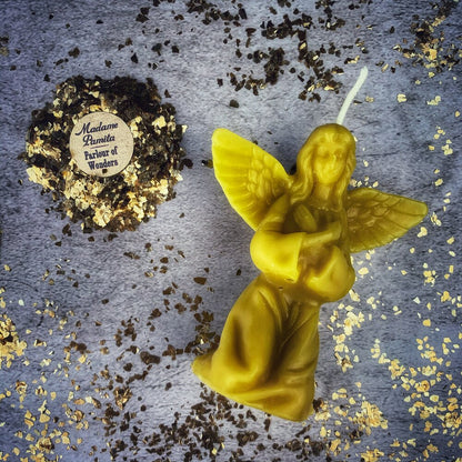 Beeswax Angel Spell Candle