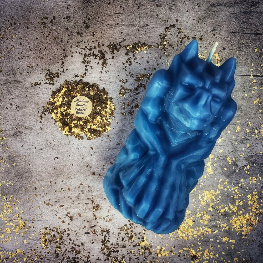 Beeswax Gargoyle Protector Spell Candle