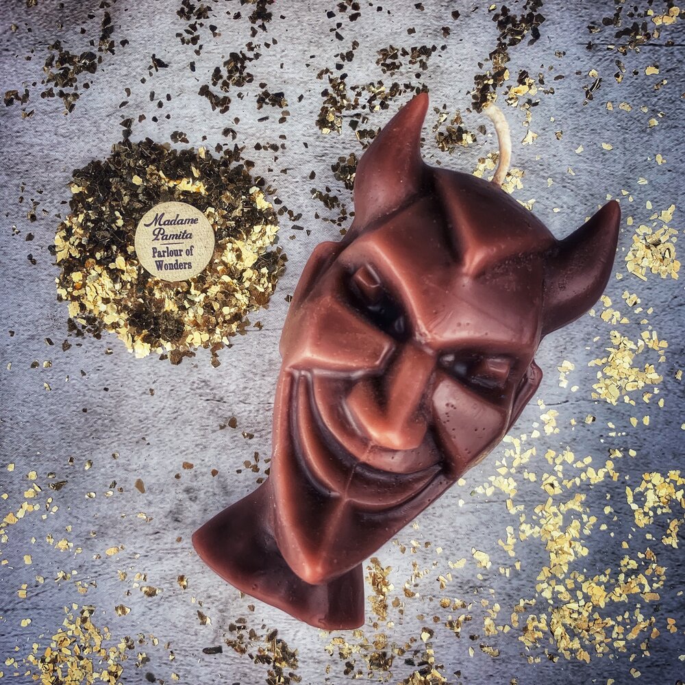 Beeswax Run Devil Run Spell Candle