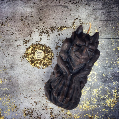 Beeswax Gargoyle Protector Spell Candle