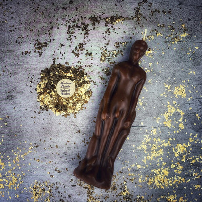 Beeswax Male Figural Spell Candle