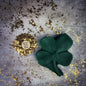Beeswax Lucky Four Leaf Clover Spell Candle