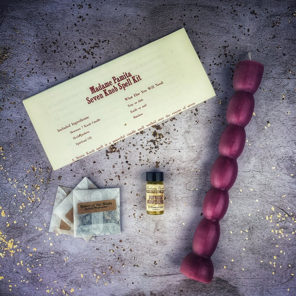Seven Knob Candle Spell Kit