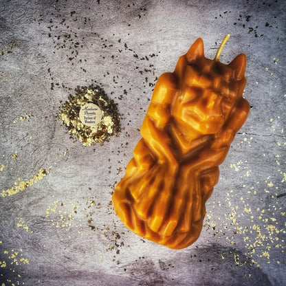 Beeswax Gargoyle Protector Spell Candle