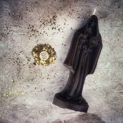 Beeswax Santa Muerte Spell Candle