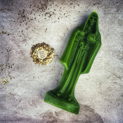 Beeswax Santa Muerte Spell Candle