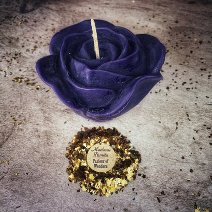 Beeswax Rose Romance Spell Candle