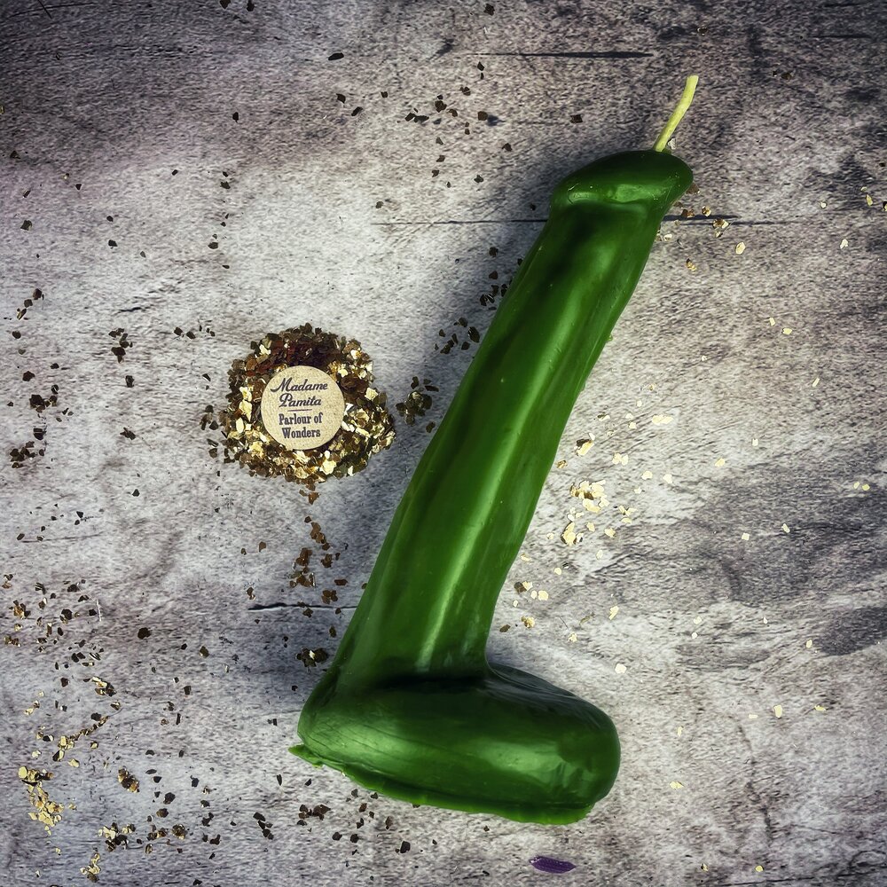 Beeswax Phallus Spell Candle