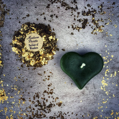 Beeswax Mini Heart Spell Candle