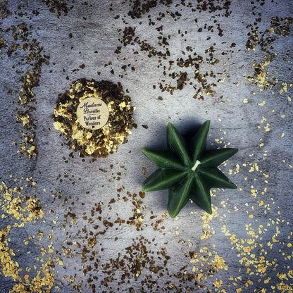 Beeswax Mystic Star Spell Candle
