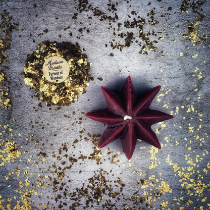 Beeswax Mystic Star Spell Candle