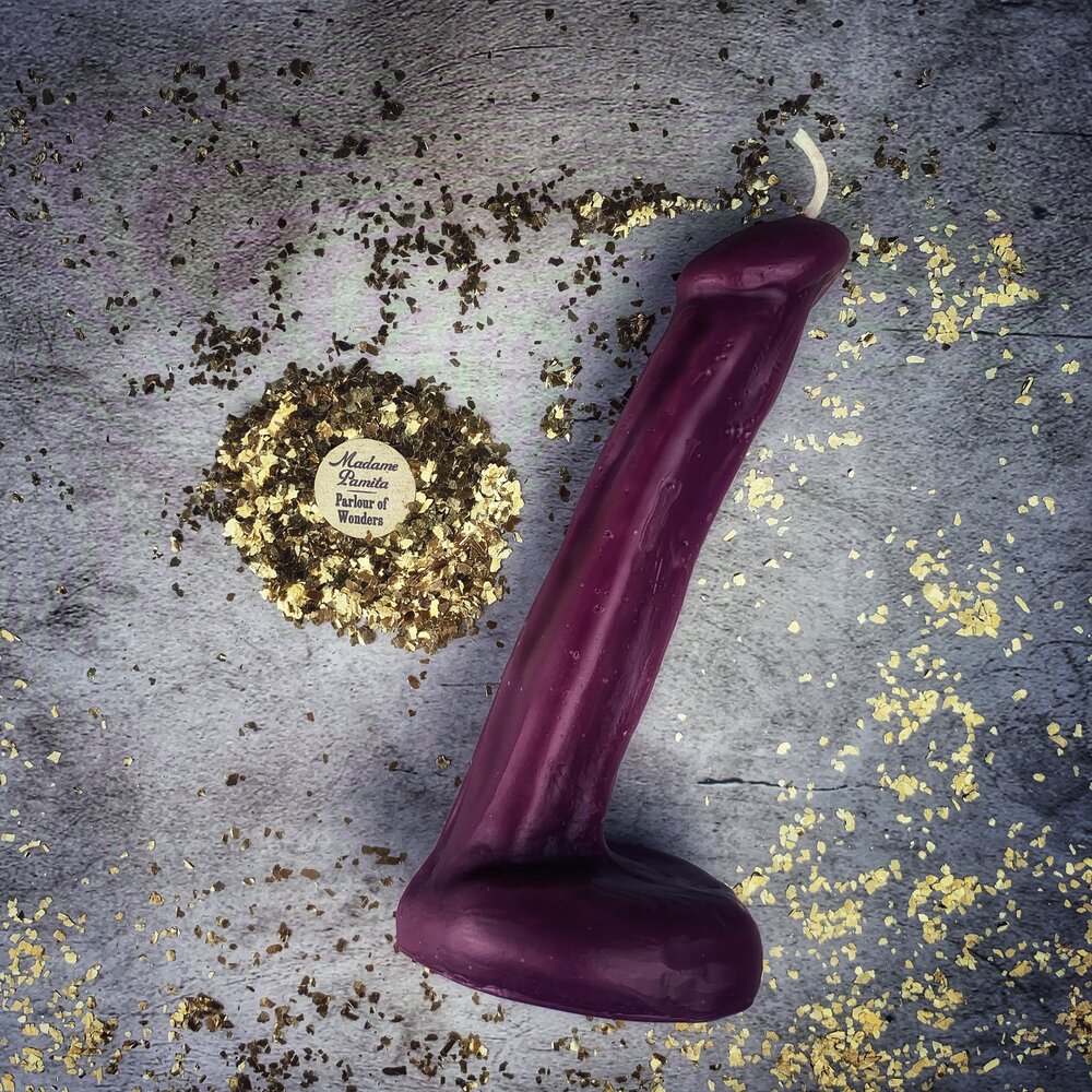 Beeswax Phallus Spell Candle