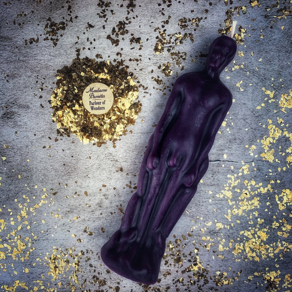 Beeswax Male Figural Spell Candle