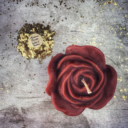 Beeswax Rose Romance Spell Candle