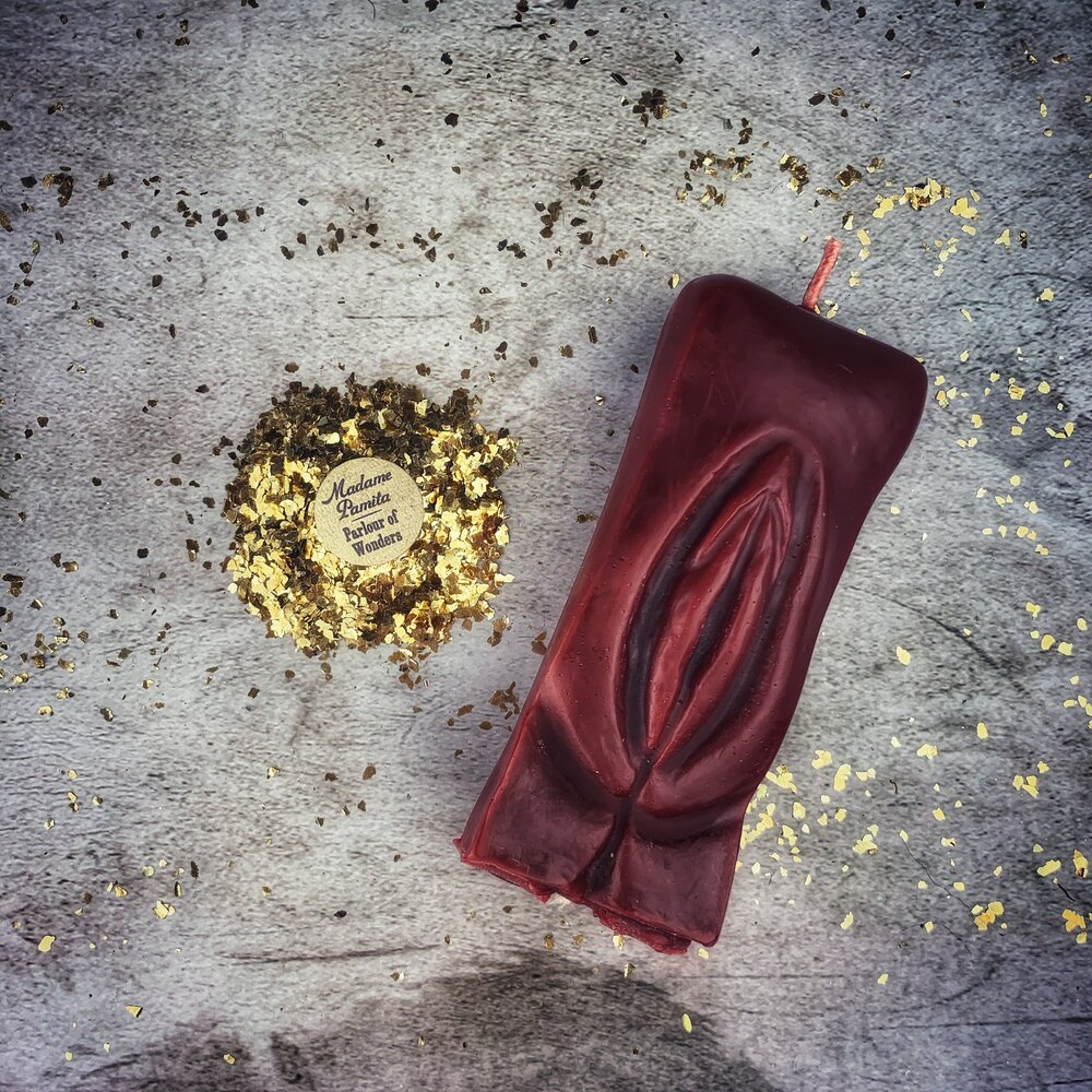 Beeswax Yoni Vulva Spell Candle