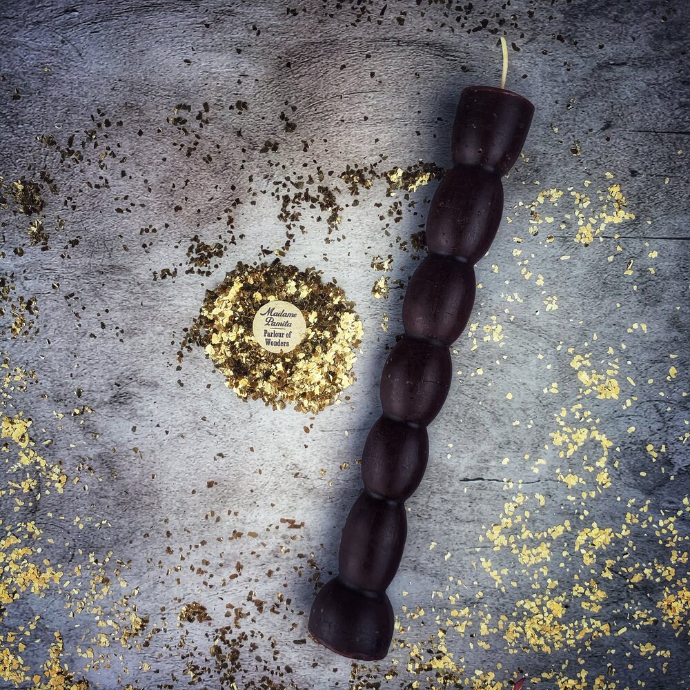 Beeswax Seven Knob Spell Candle