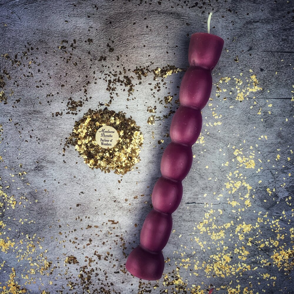 Beeswax Seven Knob Spell Candle