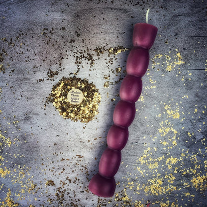 Beeswax Seven Knob Spell Candle