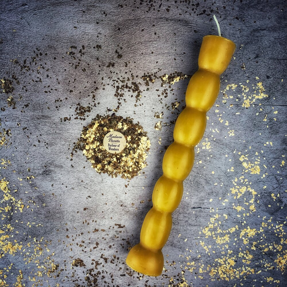 Beeswax Seven Knob Spell Candle